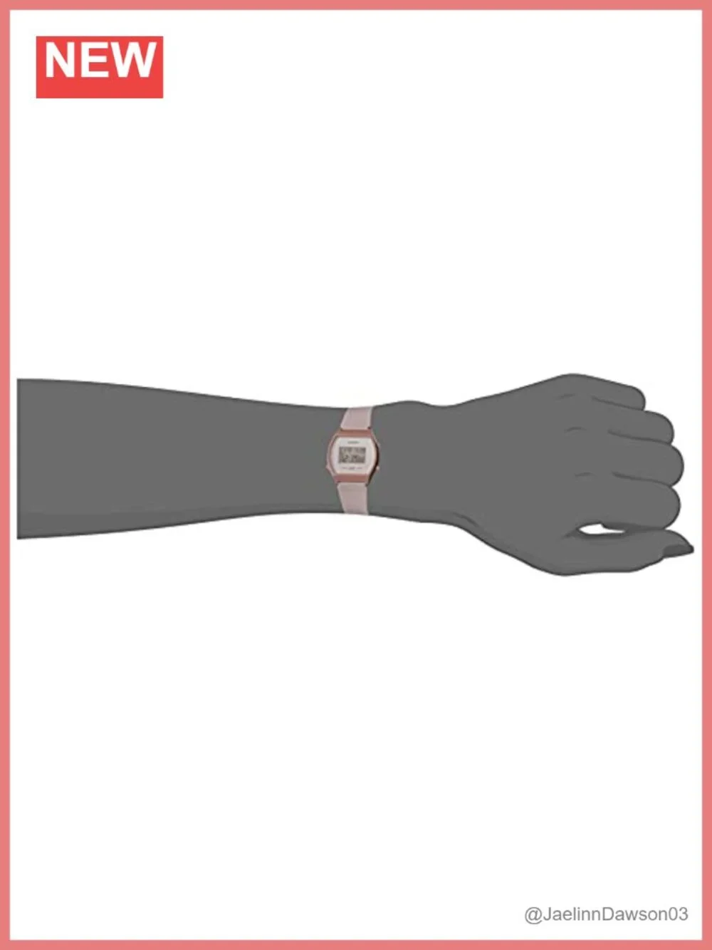 Women's Digital Sport Watch, 50M Water Resistant, Quartz, LED Backlight,